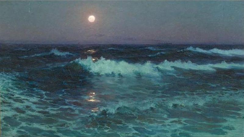 Lionel Walden Moonlight oil painting image